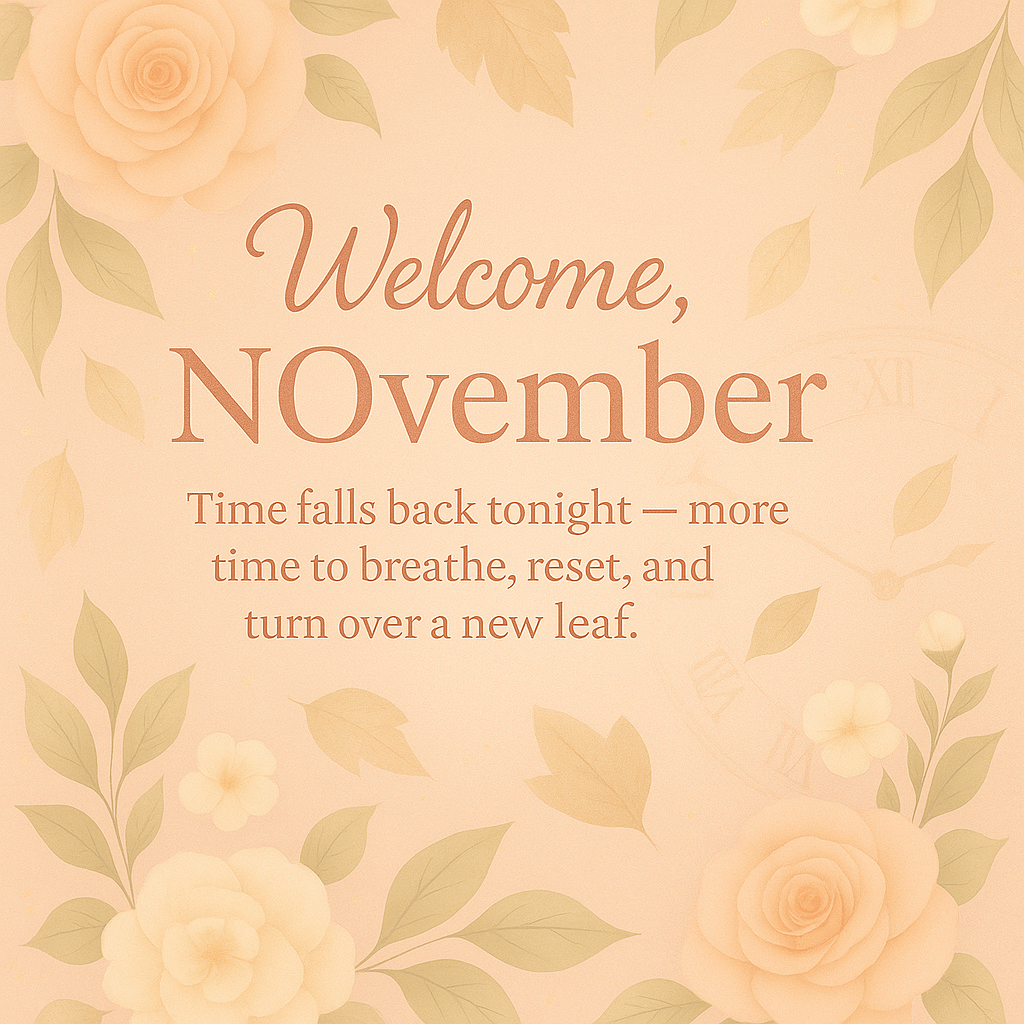 🍂 Welcome, NOvember