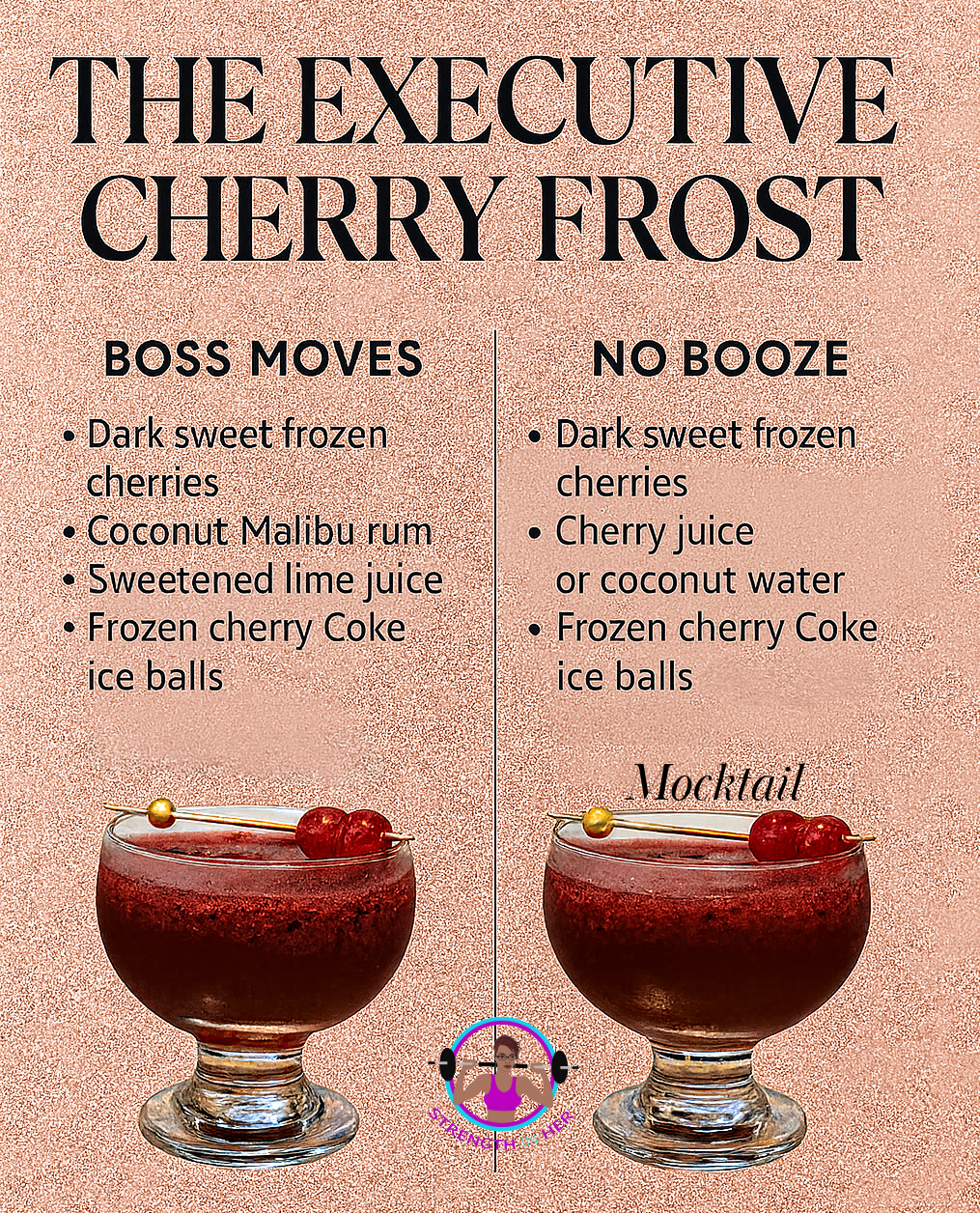 ✨ The Executive Cherry Frost: A Sip of Strength, A Week of Stillness✨