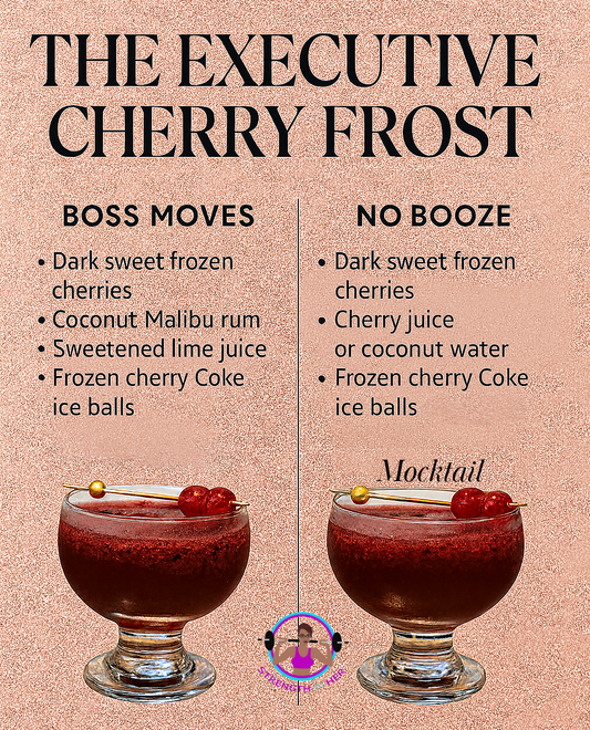 ✨ The Executive Cherry Frost: A Sip of Strength, A Week of Stillness✨