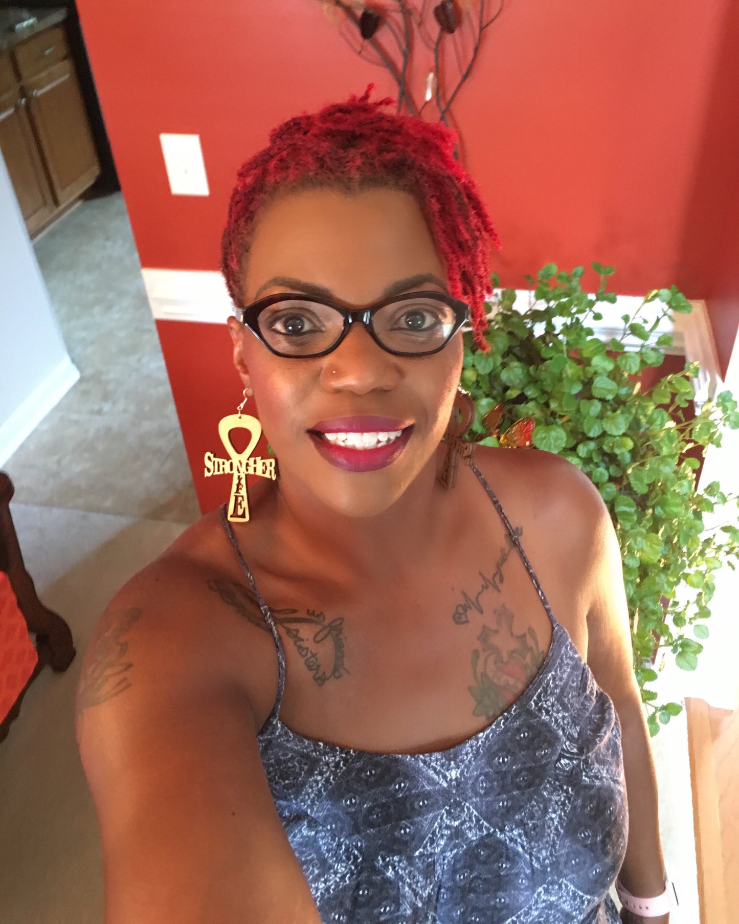 StrongHer Wood Earrings