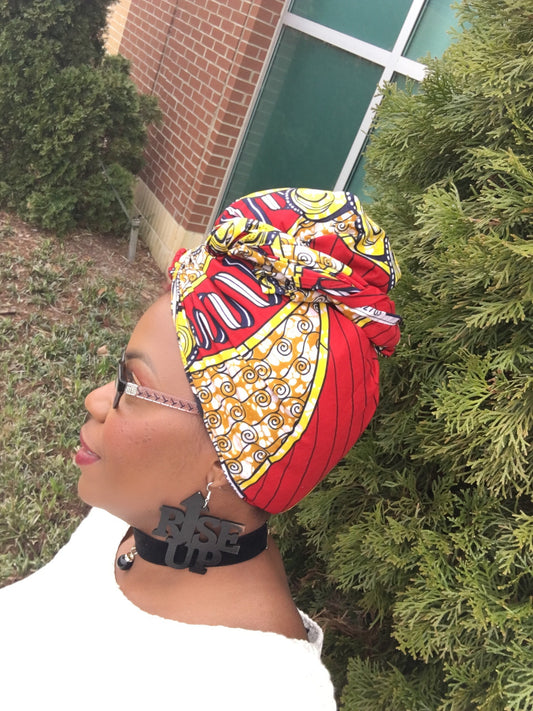 Rise Up Wood Earrings