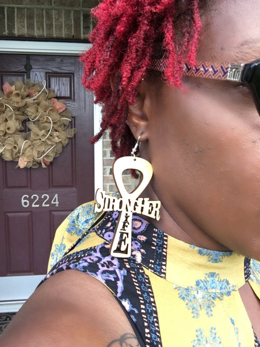 StrongHer Wood Earrings